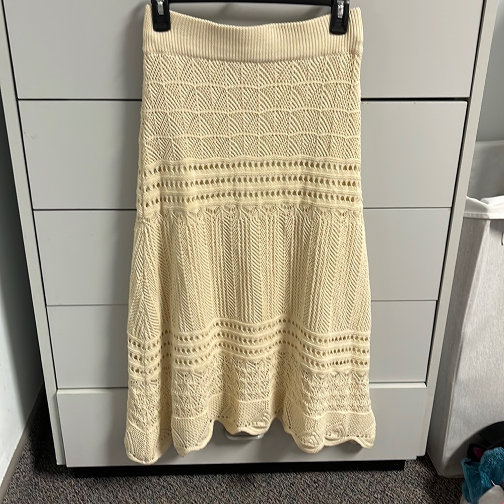 Long, lace, Boho skirt